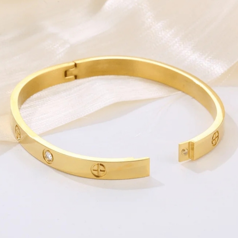 Titanium steel bracelet 19cm - Picture 4 of 7